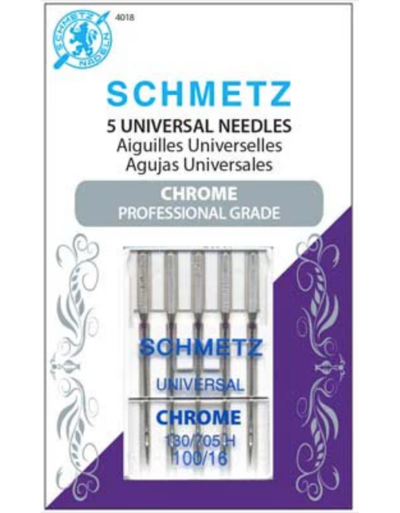 SCHMETZ #4018 Chrome Universal - 100/16