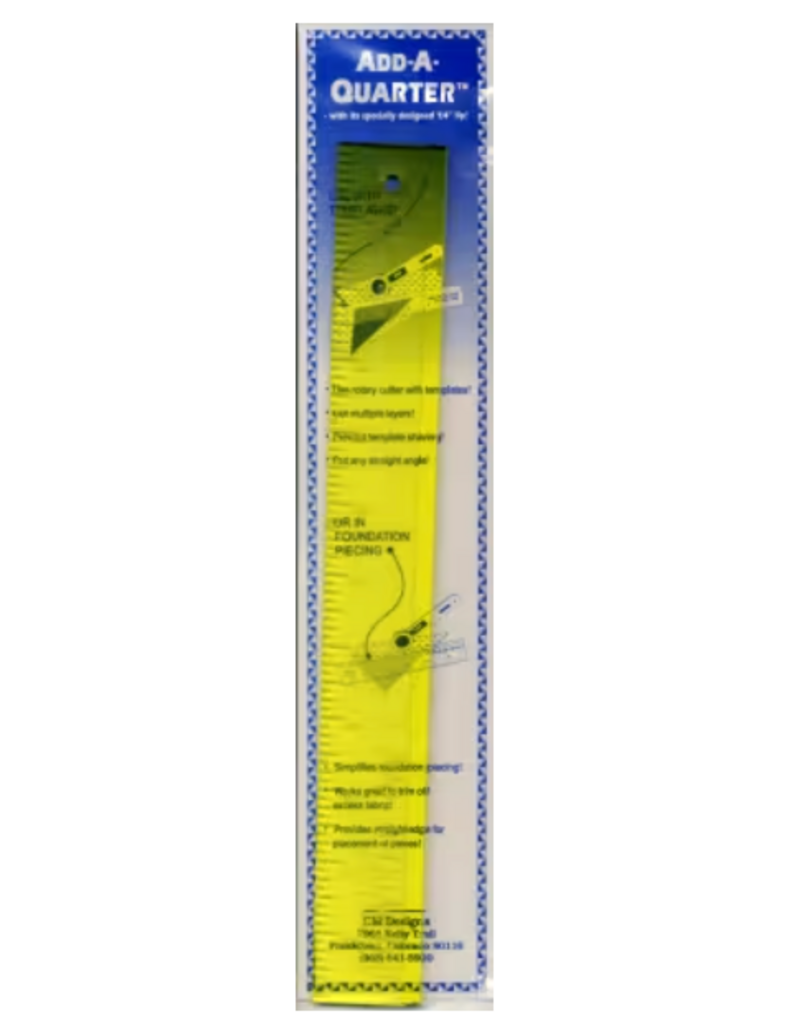 Add A-Quarter Ruler 1in x 12in
