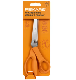 Fiskars 10in Pinking Shears Orange