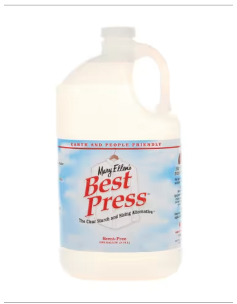 Mary Ellen's Best Press Spray Starch Scent Free Gallon Refill Size