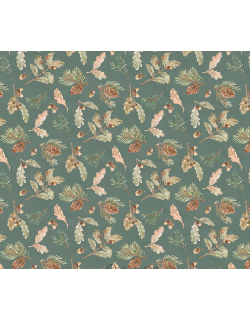 Camelot Fabrics Living on Lake Time Collection - Forest Foilage