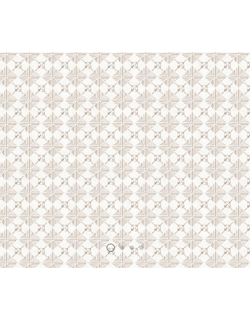 Camelot Fabrics Living on Lake Time Collection-Rustic Tiles-Off-White