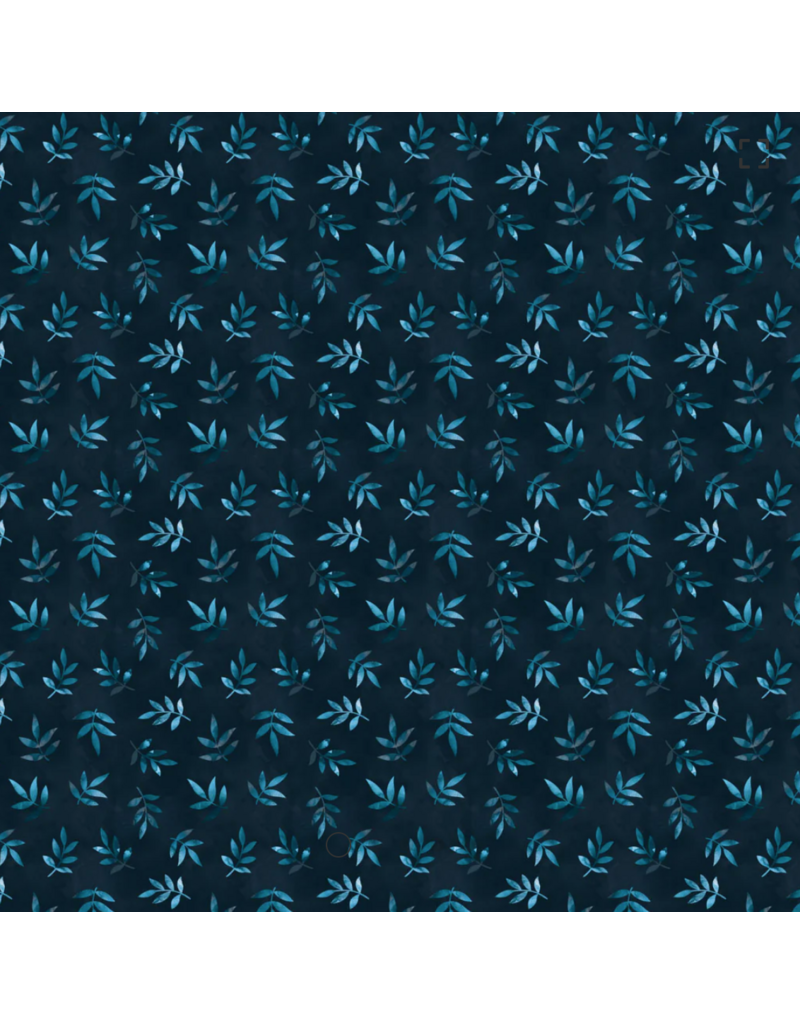 Camelot Fabrics Twilight Pack Collection-Autumn Foliage-Blue
