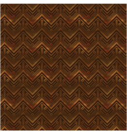 Camelot Fabrics Twilight Pack Collection-Forest Geo Chevron-Brown
