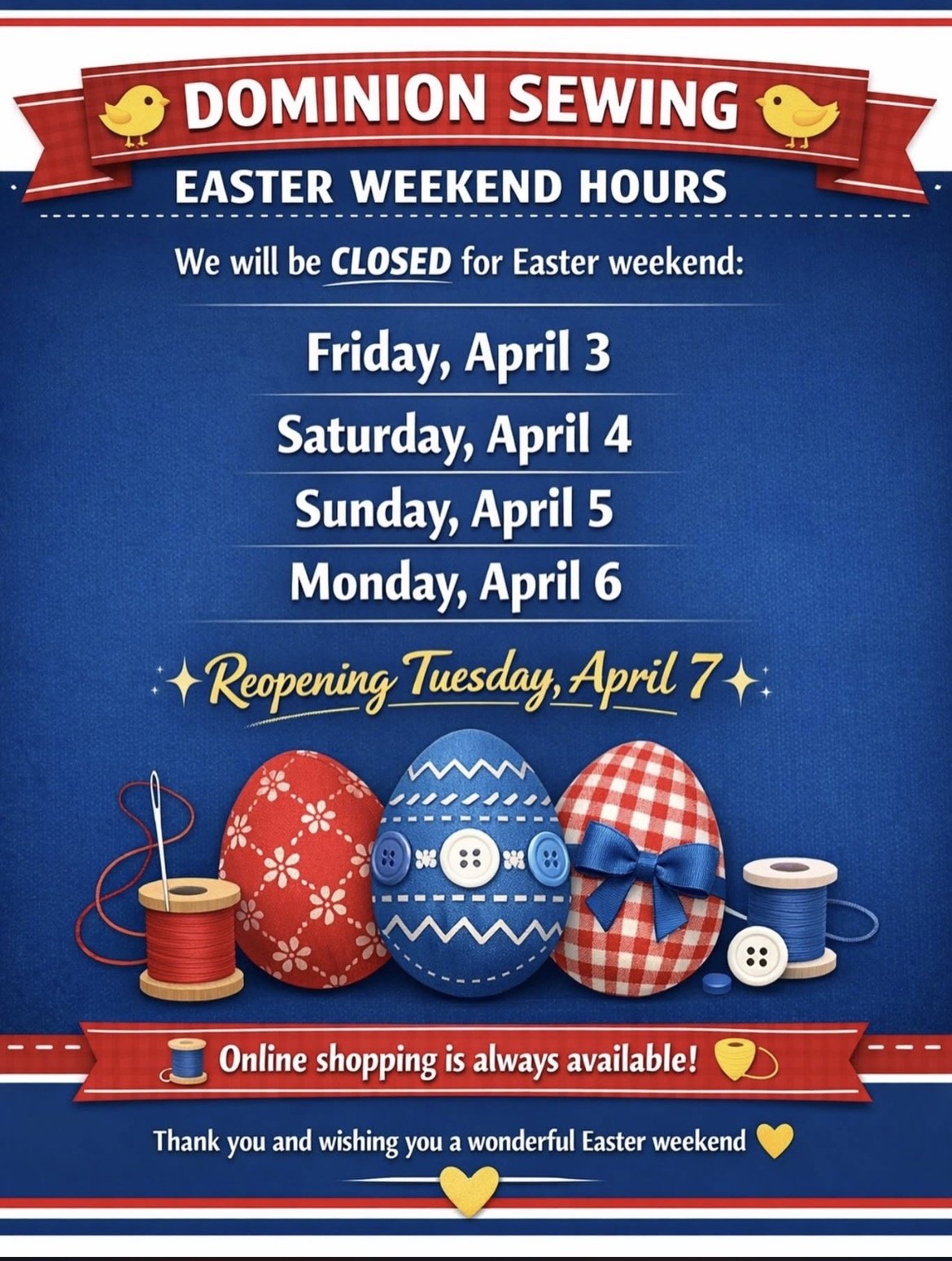 Easter Hours