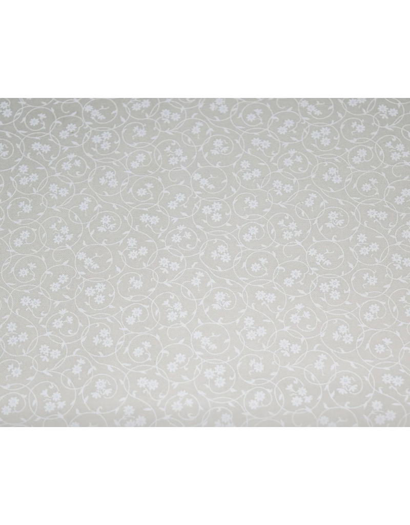 Tone on Tone - Floral Swirls -wt