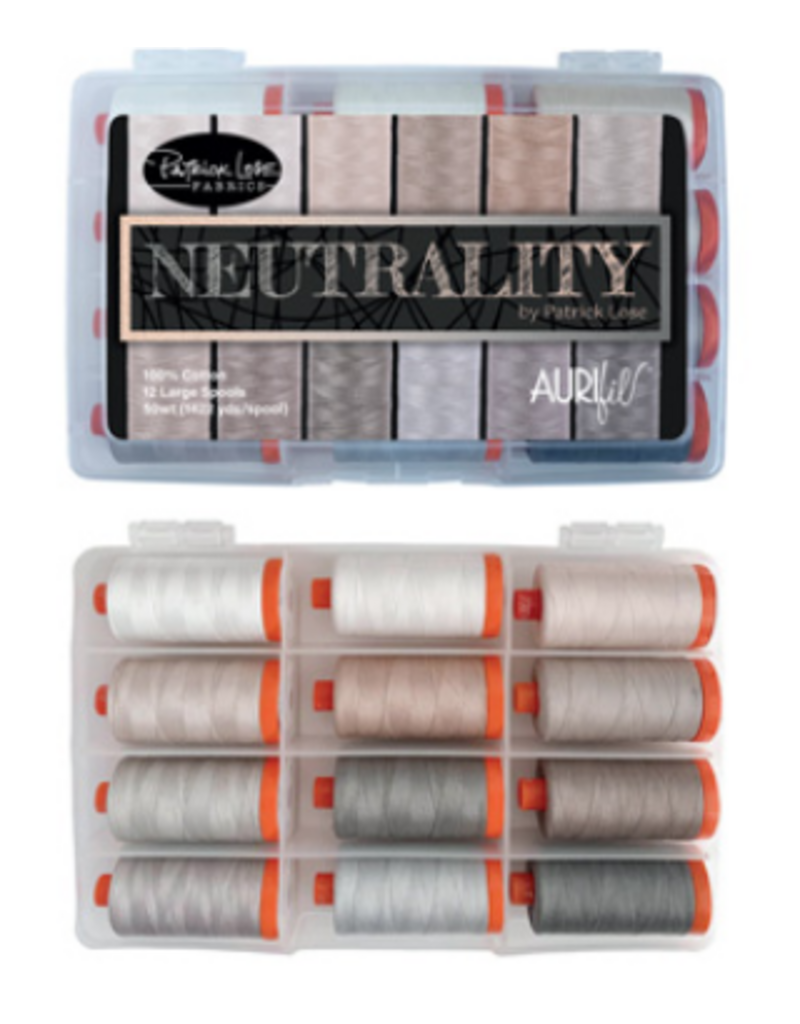 Aurifil Patrick Lose Thread Collection - NEUTRALITY