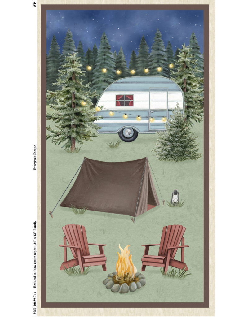 Wilmington Prints Evergreen Escape - Panel