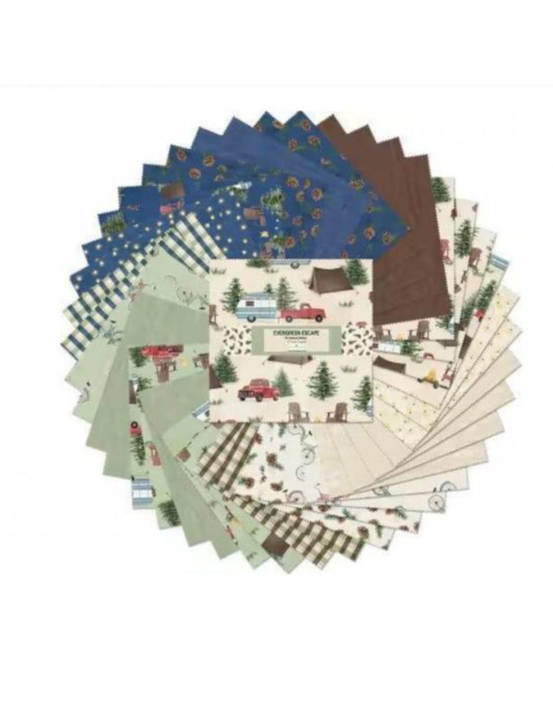 Wilmington Prints Evergreen Escape Layer Cake