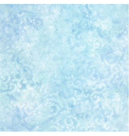 Wilmington Prints Del Mar  Batik - Light Blue Diagonal Vine 22263-441