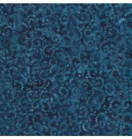 Wilmington Prints Del Mar  Batik - Navy  Diagonal Vine 22263-494
