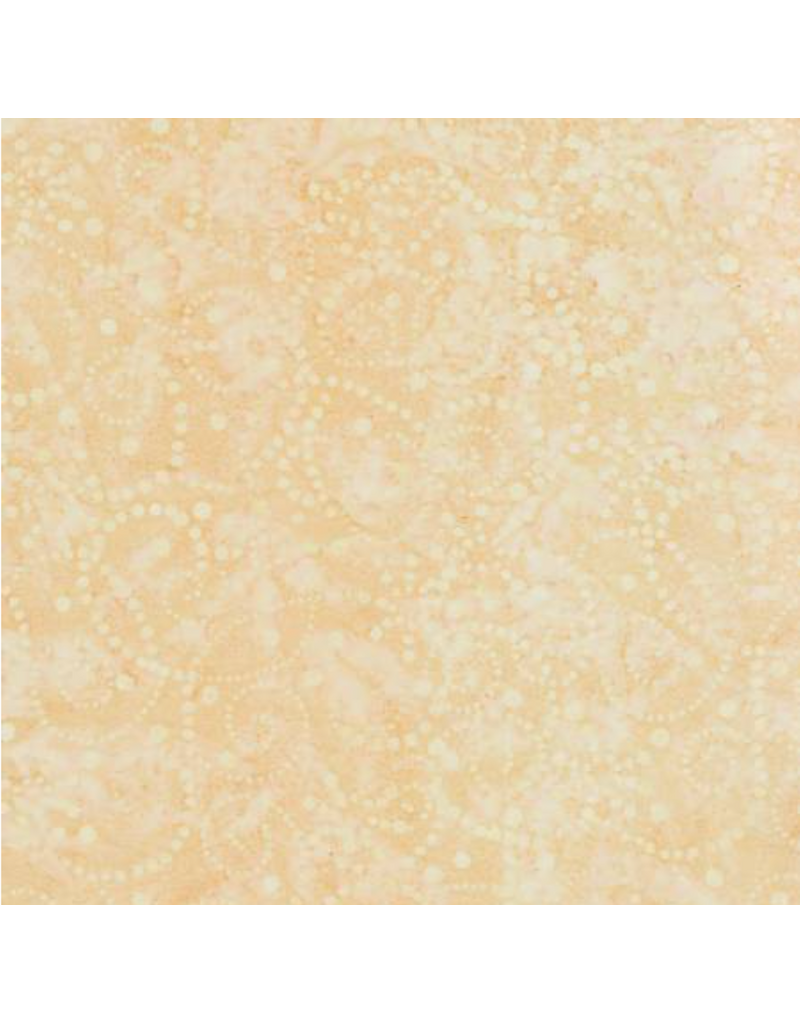 Wilmington Prints Del Mar  Batik - Dark Beige Pointillist Scroll  22264-225