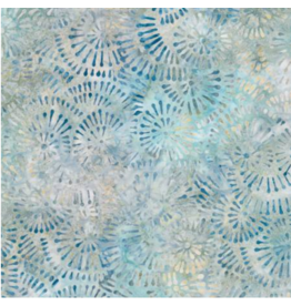 Wilmington Prints Del Mar  Batik  - Blue/Tan Pins & Needles - 22282-442