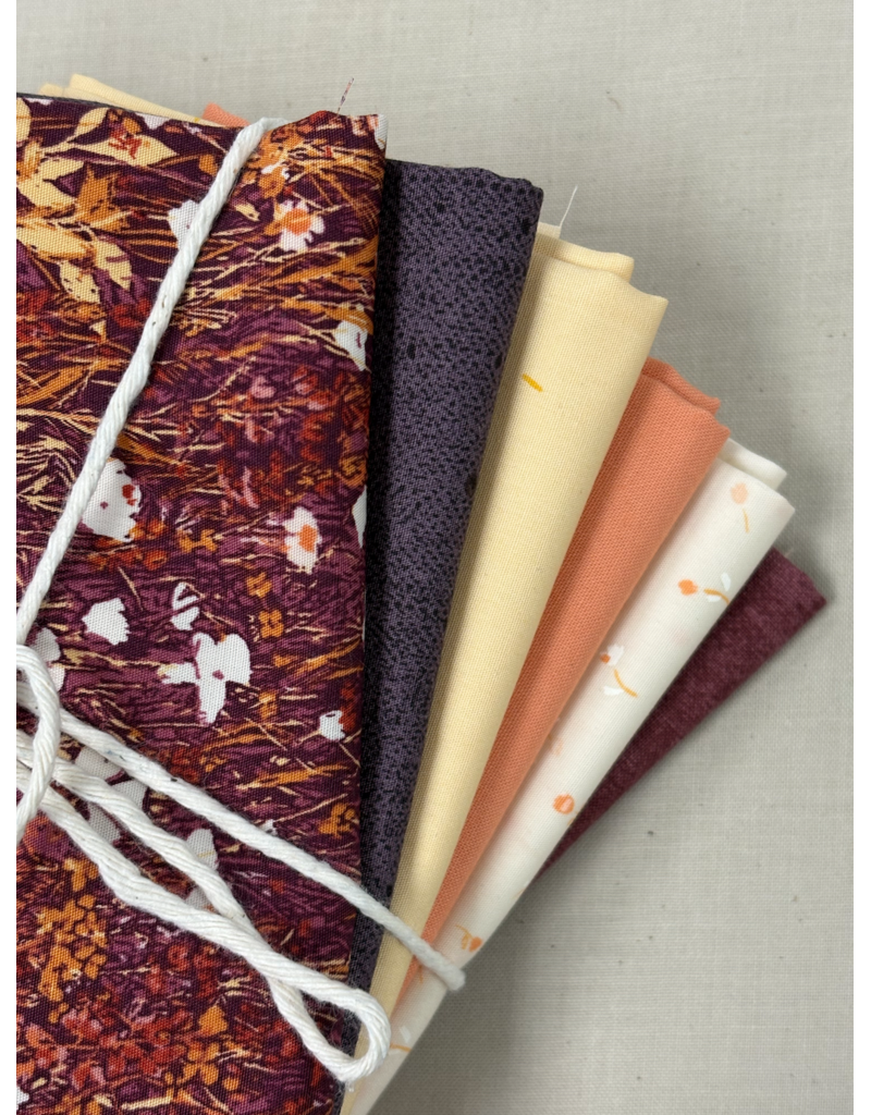 Fireside Bloom fat quarter bundle (6)