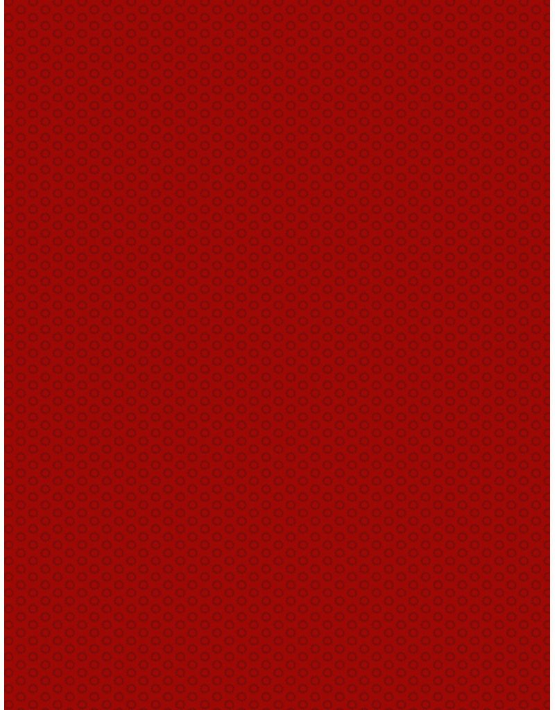 Wilmington Prints Essentials - Tiny Rings on Red (333)