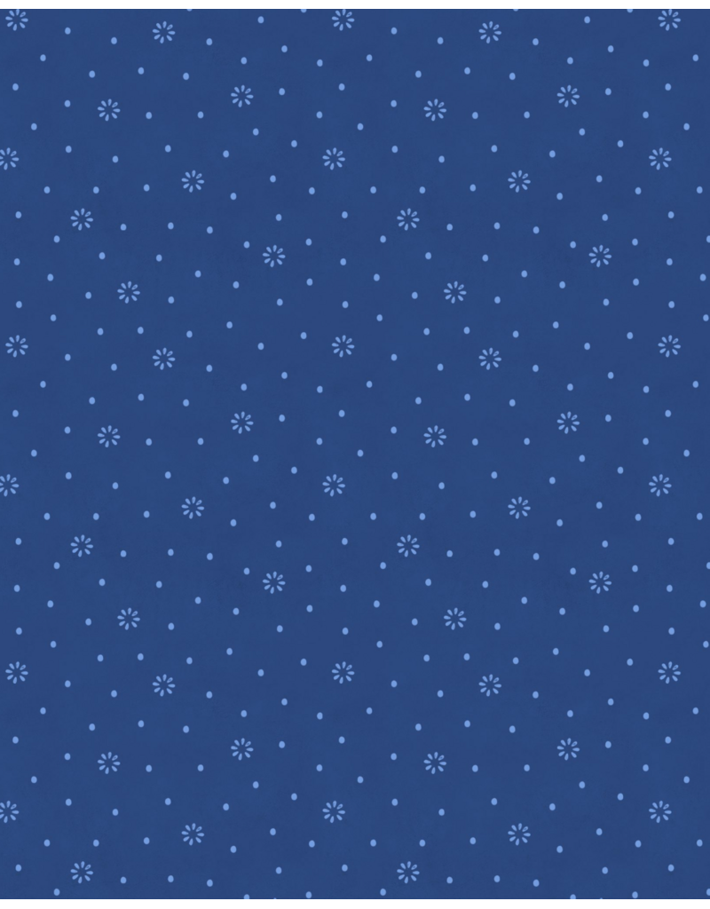 Wilmington Prints Blissful Blues - Dots & Petals