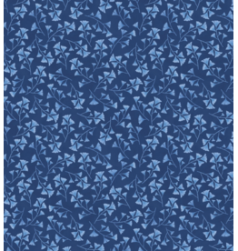 Wilmington Prints Blissful Blues - Leafy Vines