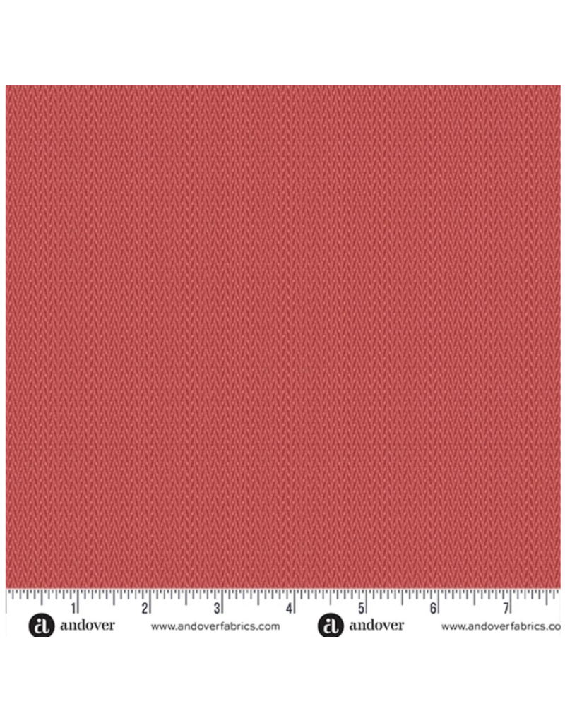 Andover Fabrics Garland - Hollyberry