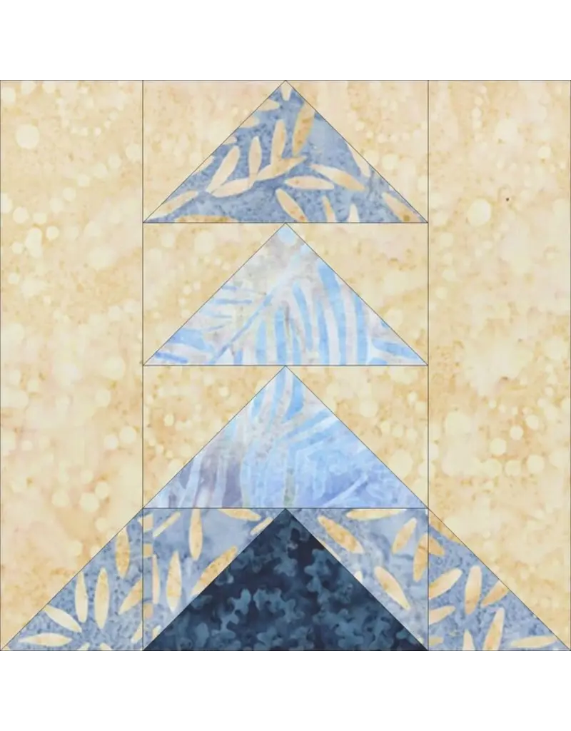 Wilmington Prints Del Mar Batavian Batiks Block of the Month - MONTHLY  KIT (10 months)