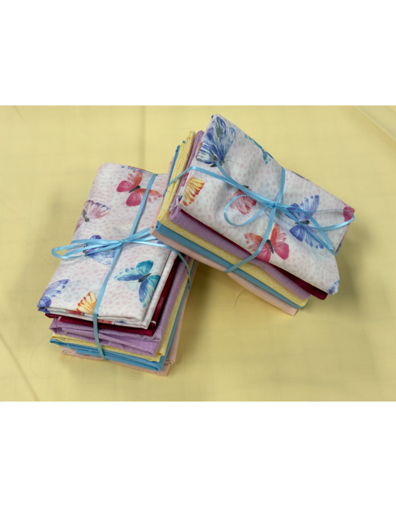 Colourful Butterflies fat quarter bundle (6)