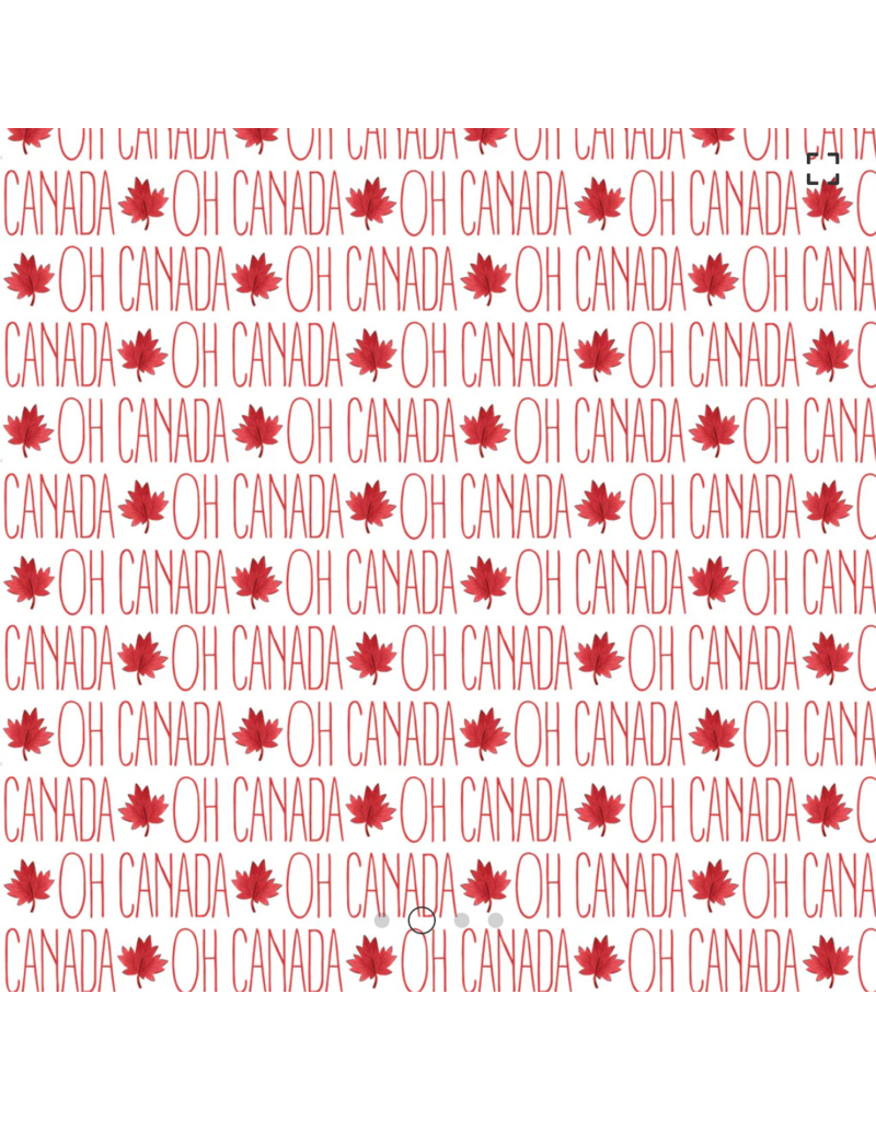 Camelot Fabrics Oh Canada Collection - Oh Canada  - White