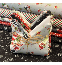 Wilmington Prints Merry Gnome-ments fat quarter bundle (8)