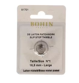 Bohin Nickel Plated Brass Thimble - Large