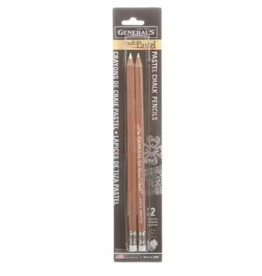 Pastel Chalk Pencil White 2pk