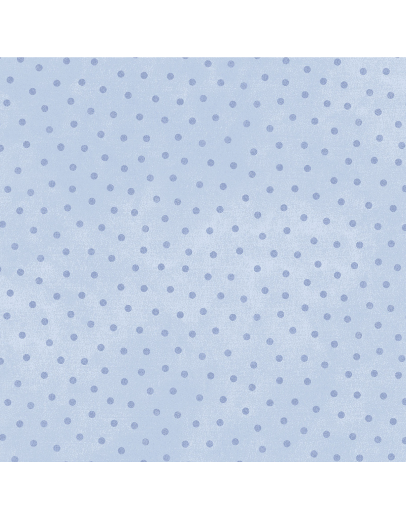 Maywood Studio Collection Little Lambies Woolies Flannel--Polka Dots - Blue