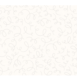Maywood Studio Collection Solitaire Whites Ribbons - Soft White  MAS333-SW