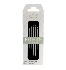 Bohin Assorted Needles for Leather 6ct