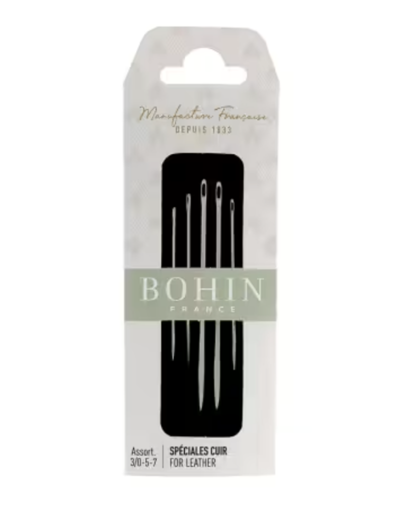 Bohin Assorted Needles for Leather 6ct