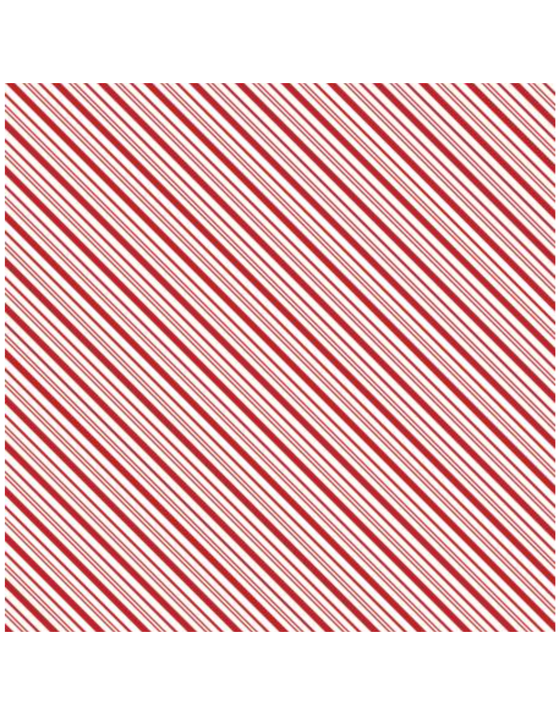 A Perfect Winter - Red Stripes. C17995