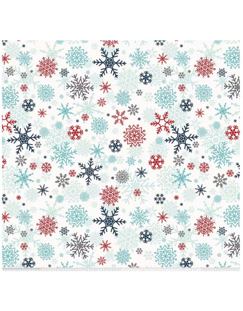 A Perfect Winter - Snowflakes - White   C17992