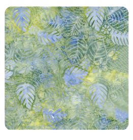 Timeless Treasures Radiant Tonga - Tropical Floral - Pond