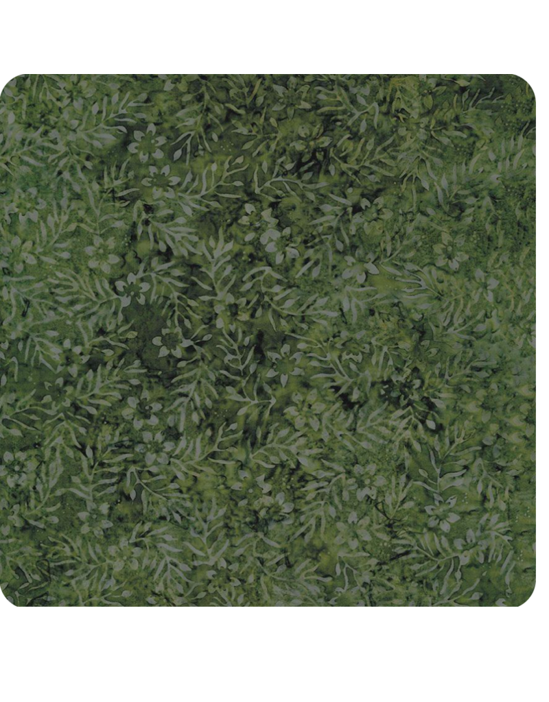 Timeless Treasures Radiant Tonga - Spike Leaf Floral - Grass