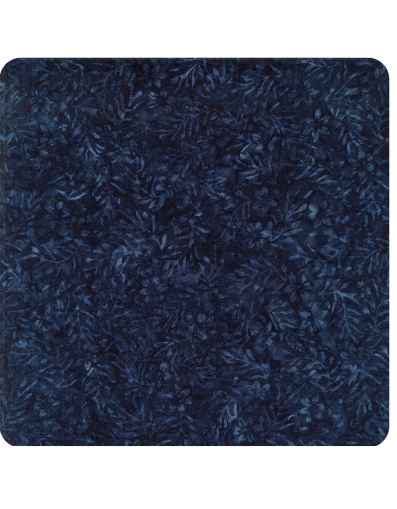 Timeless Treasures Radiant Tonga - Creaky Leaves - Night