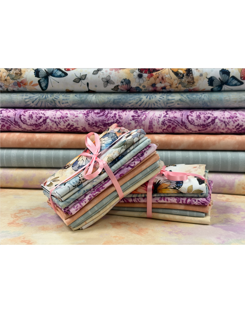 Artful Butterflies fat quarter bundle (6)