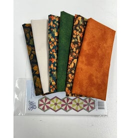 Fabulous Fall Hexagon Runner - With Ruler