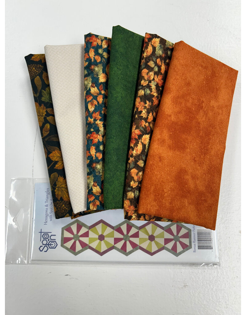 Fabulous Fall Hexagon Runner - With Ruler