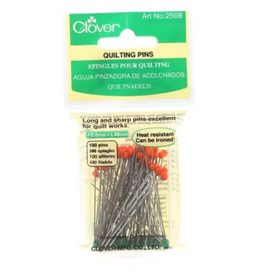Clover Quilting Glasshead Pin Size 30 - 1-7/8in 100ct
