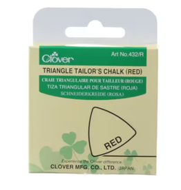 Clover Triangle Tailor's Chalk  - Pink /Red