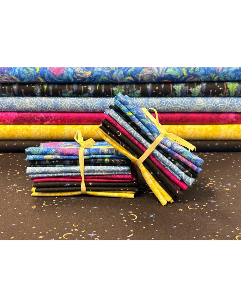 Starry Nighfall fat quarter bundle (6)
