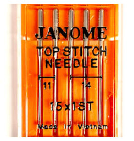 Janome Assorted Top Stitch Needle 11, 14