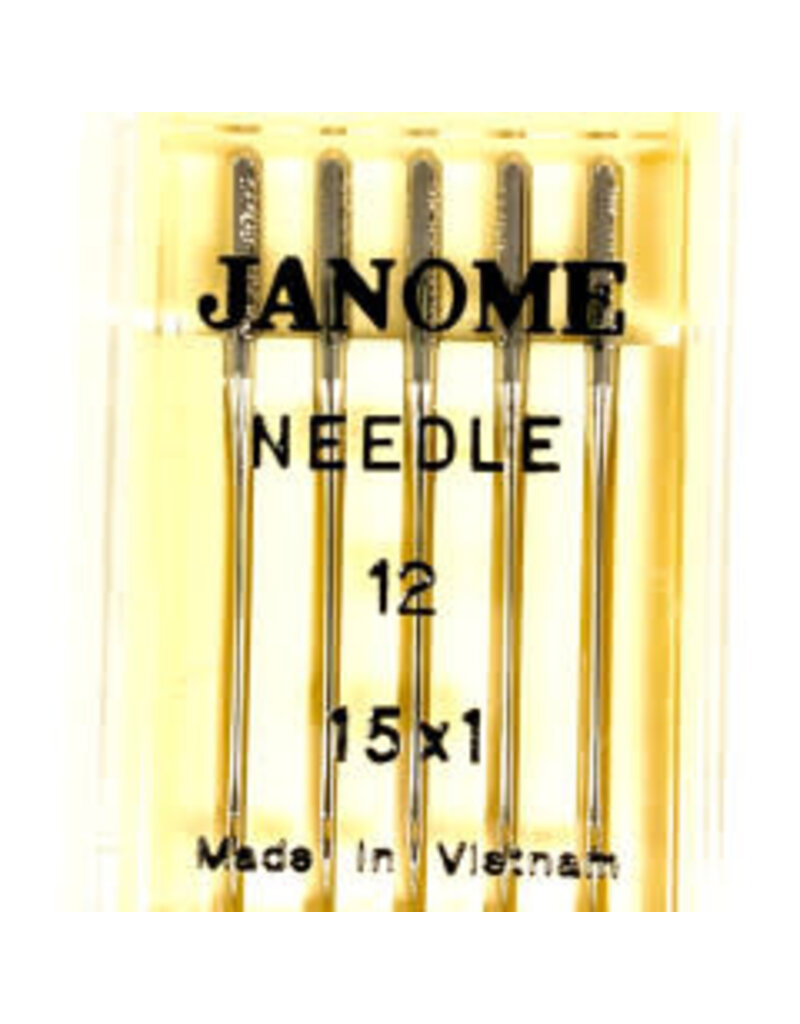 Janome Needle 15X1  #12 Standard