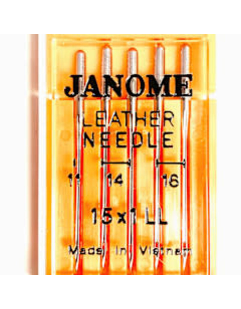 Janome Assorted Leather Needle 11, 14, 16