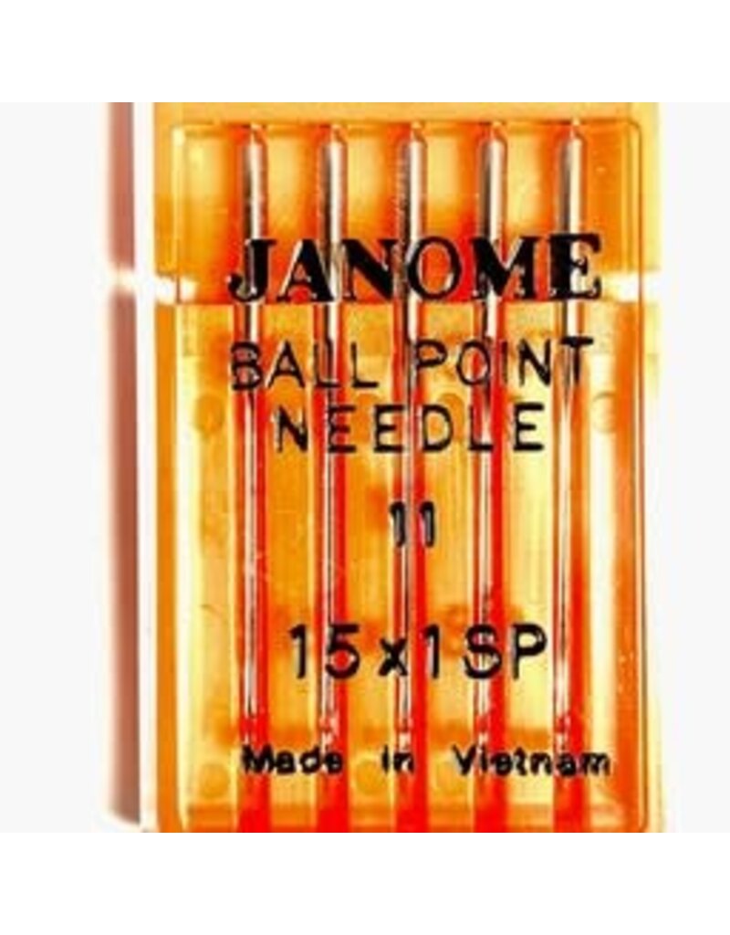 Janome Ball Point Needle 11 15 X 1 SP