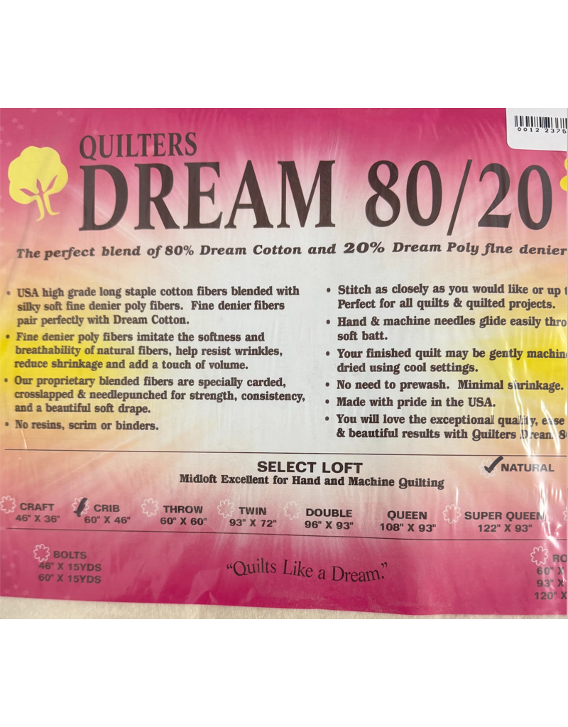 Quilter's Dream - 80/20 Batting - CRIB