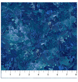 Northcott Chroma Wide Backing - Lapis B9060-46