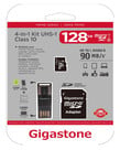 GIGASTONE (128GB) PRIME SERIES MICROSD CARD 3-IN-1 KIT